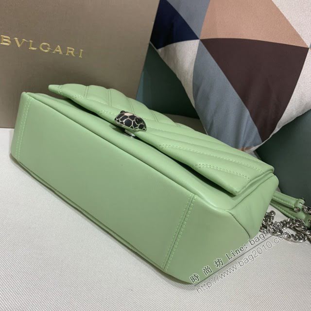 Bvlgari女包 寶格麗2020新款 幾何形狀牛皮鏈條單肩斜挎女包 古力娜紮同款 287983  fyd1564